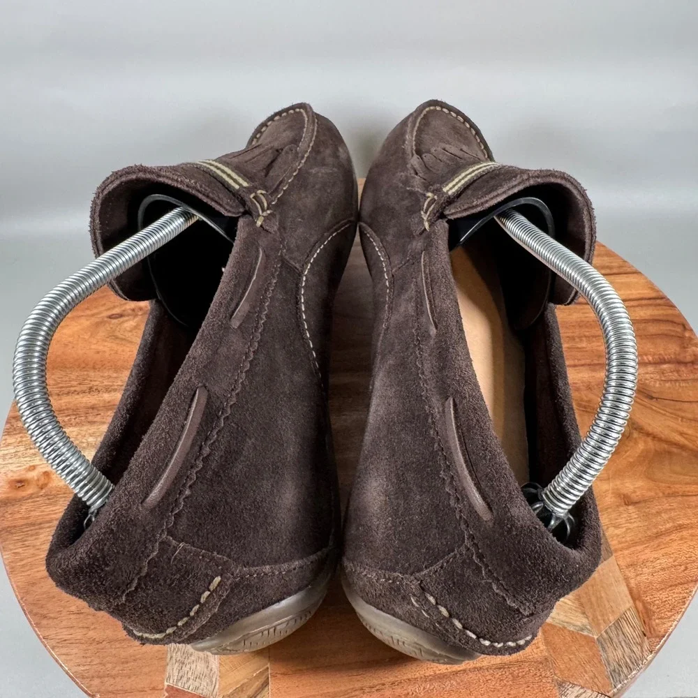 Sperry Top-Sider Mens 10.5M Brown Suede Kiltie‎ Tassel Driving Loafers
